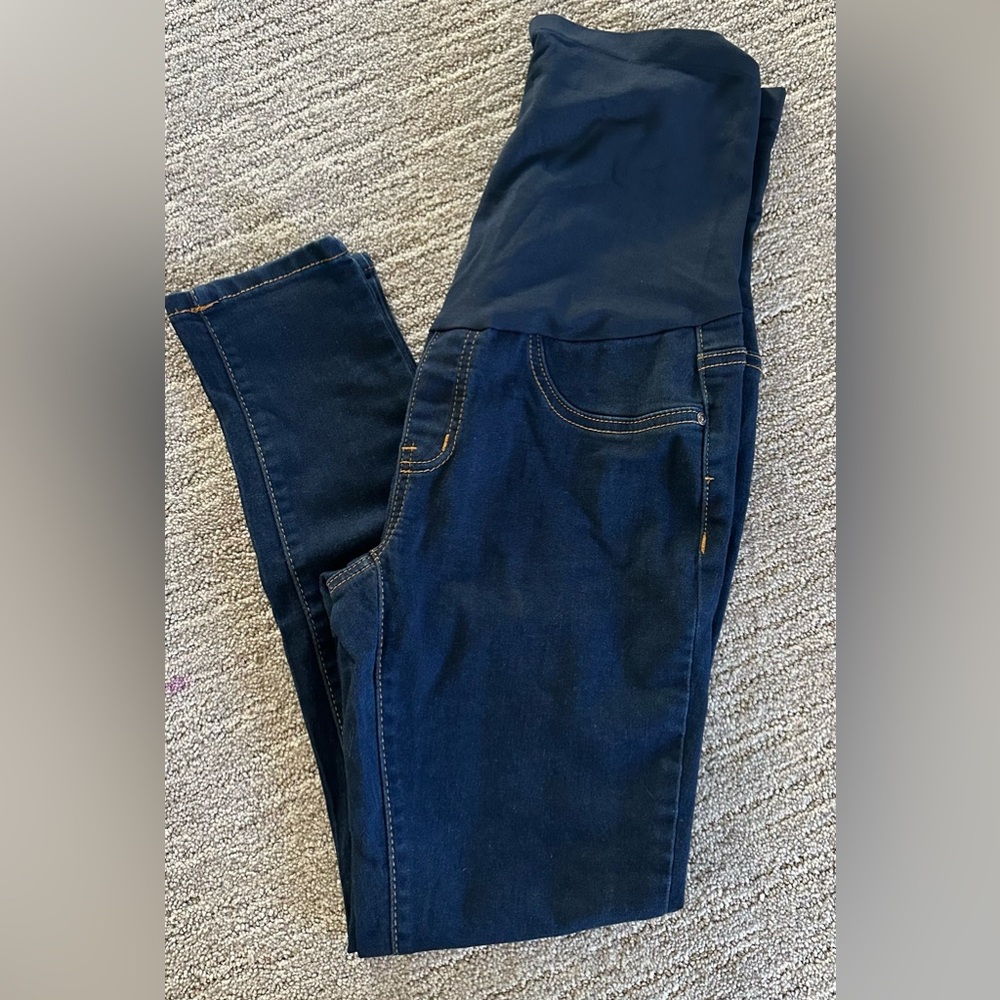 Vintage violet maternity jeans